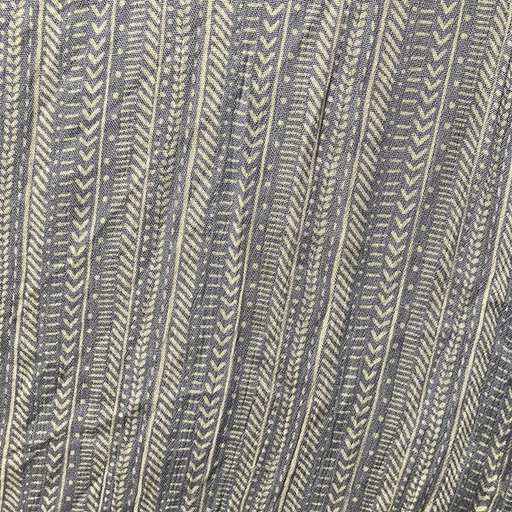 NWT Torrid 3 - light blue boho vertical stripe, gauze, wide leg, belted pants - Picture 11 of 13